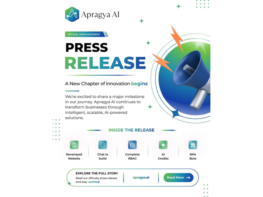 Fronseye Ships Major Apragya AI Release: Chat-to-Build, AI-Native ERP, and Multi-Agent Orchestration on One Platform